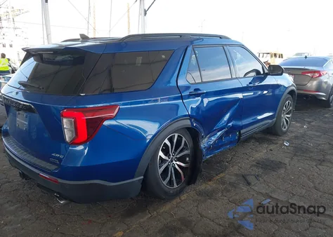 2022 Ford Explorer St-Line z USA, uszkodzony, nr VIN 1FMSK8KH4NGC08395